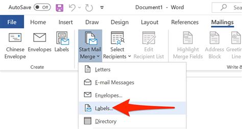 Image result for How to Create Labels in Word From Excel File
