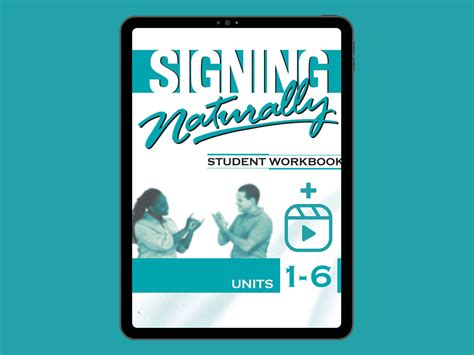 Signing Naturally Student Workbook Units 1-6 and Dvds ASL - Etsy