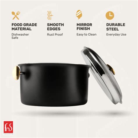 Buy FNS Latina Stainless Steel Casserole 1600ml