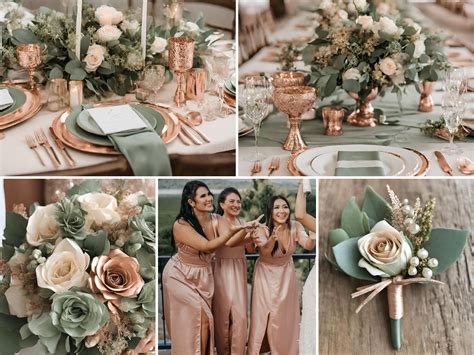 Sage green and blush pink wedding 60 photos - Vianawedding.com