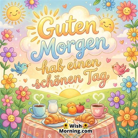 Good Morning German Wishes for a Bright Joyful Day - Wish Morning