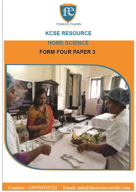 Image result for Home Science Form 3 Lessons