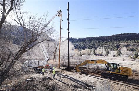 Photos: La Plata Electric Association replacing dozens of power poles ...