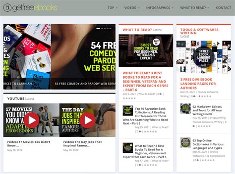 50 Websites to Download Free EBooks - Hongkiat