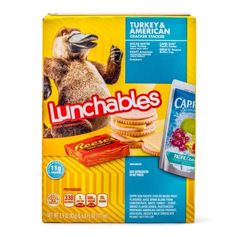 Get Oscar Mayer Lunchables Turkey and American Cracker Stackers ...