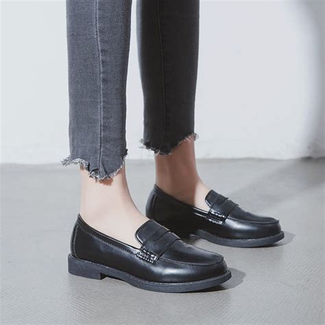 レディースレザースプリング 靴 シューズ スニーカー ローファー 春物 スリッポン mi6218360392154 | レディース靴 ...