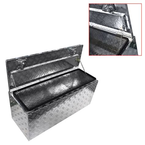 LABLT 42 Inch Trailer Tongue Tool Box Chest Box Diamond Tread Aluminum ...