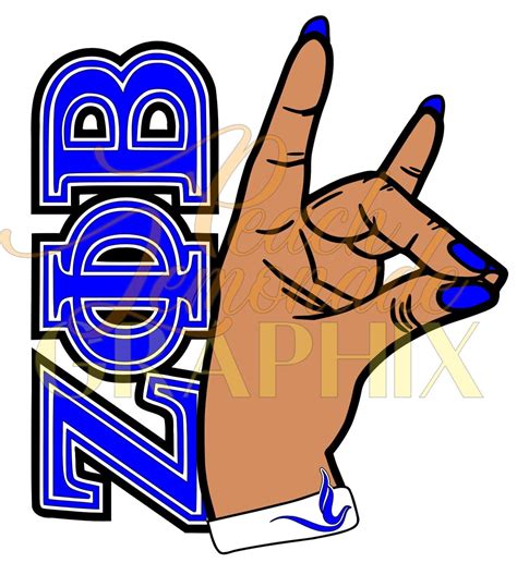 ZETA PHI BETA Hand Sign - Etsy
