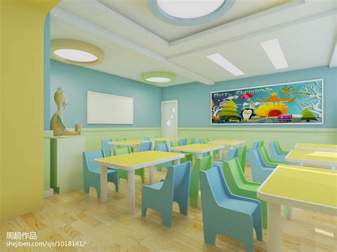幼儿园教室布置效果图片 – 设计本装修效果图