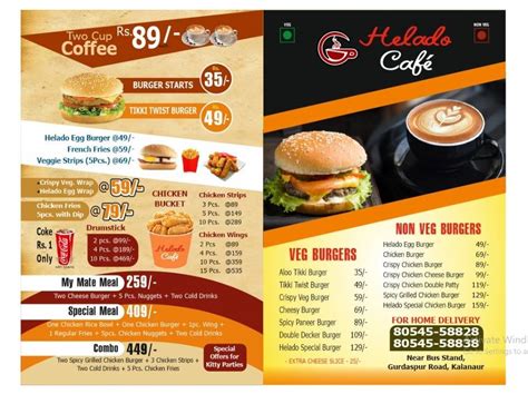 Menu at Chicago pizza & Helado cafe Kalanaur Best Pizza in Kalanaur ...