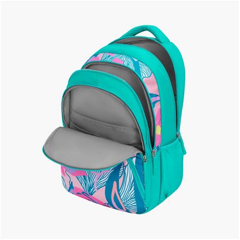 Buy Genie Paradise 36L Teal Laptop Backpack With Raincover