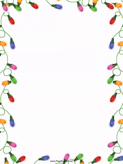 Free Christmas Border Templates For Microsoft Word - Free Word Template