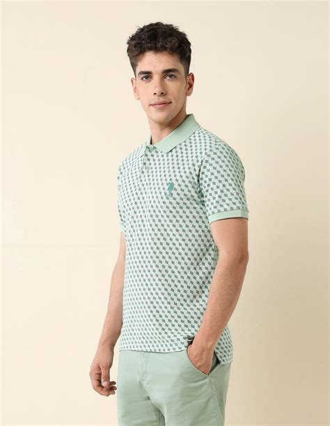 All-Over Printed Slim Fit Polo Shirt – U.S. Polo Assn. India