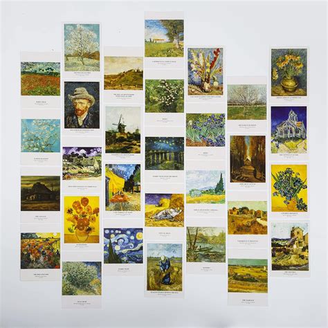 Buy Van Gogh Art Postcards, Famous Painting Abstract Art Post Cards ...