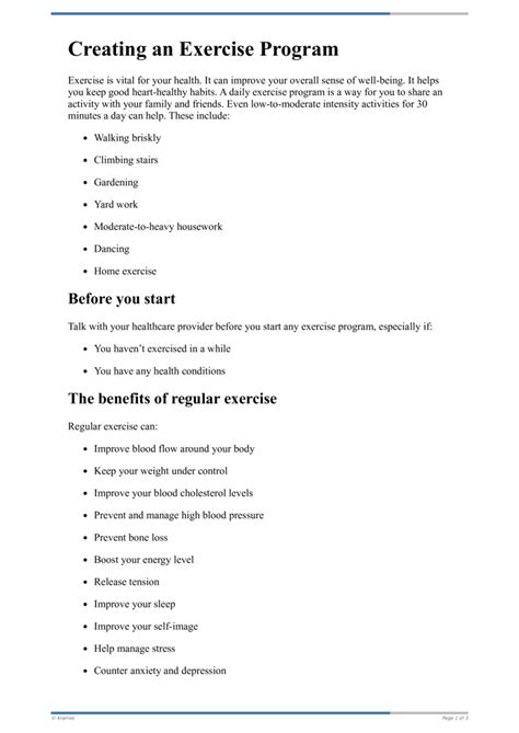 Exercise Program Examples 的图像结果