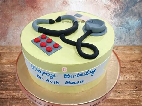 Simple Doctor Theme Cake