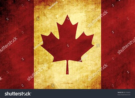 Vintage Canada Flag Stock Photo 82192603 : Shutterstock