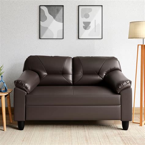 GODREJ INTERIO Rejoice 2-Seater Leatherette Sofa (1-Year Warranty ...