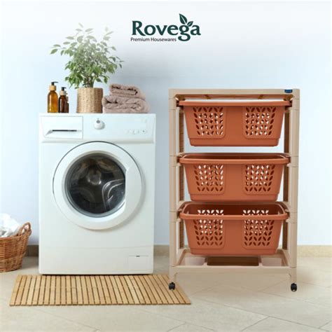 Promo Rovega Keranjang Pakaian Plastik Premium After Laundry Basket ...
