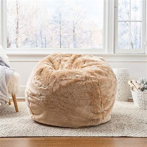 Mollismoons Bean Bag in XXXL Size Without Beans Sofa Bean Bag Gold ...