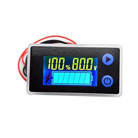 10-100V LCD Acid Lead Lithium Battery Capacity Indicator Voltmeter ...
