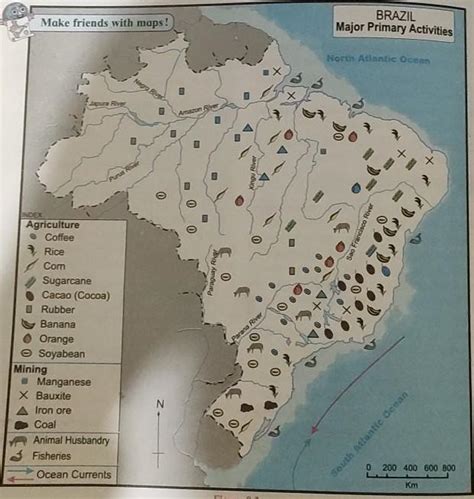 1. Which region of Brazil produces sugarcane?2. In which region of ...