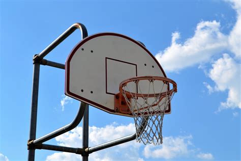 shape, nature, backboard, rounded, basketball - ball, basketball court ...
