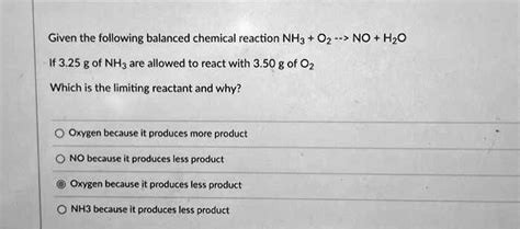 Image result for NH3 O2 NO H2O Balanced