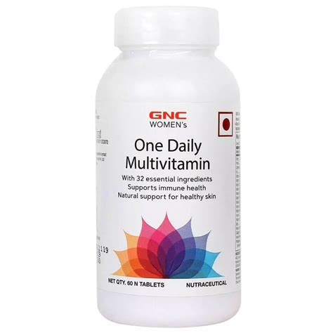 GNC Women's One Daily Multivitamin, 60 Tablets Price, Uses, Side ...