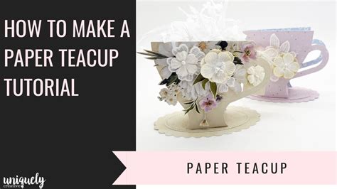 Su Mini Paper Tea Cup Tutorial 的图像结果