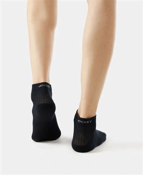 Buy Compact Cotton Terry Ankle Length Socks With StayFresh Treatment ...