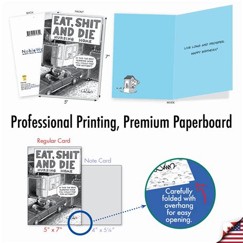 Eat Shit and Die: Humor Birthday Card