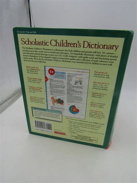 Vintage Book Scholastic Children's Dictionary 1996 - Etsy