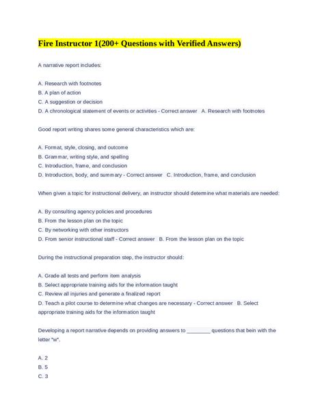 Competency Questions and Answers Fire Service 的图像结果