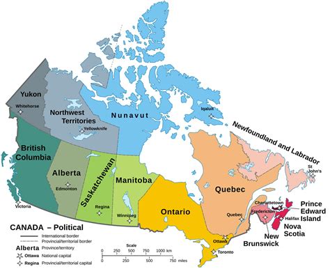 Provinces And Territories Of Canada