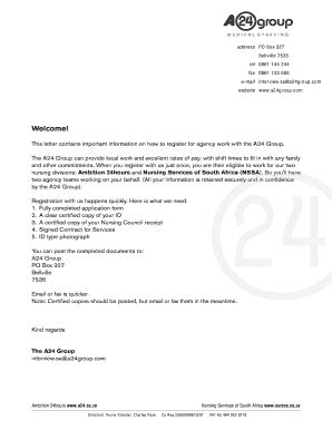ZA A24 Group Medical Staffing - Fill and Sign Printable Template Online