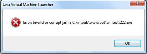 Image result for Java Virtual Machine Error Win 10