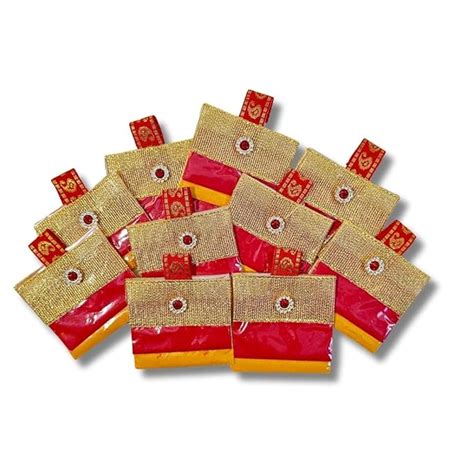 HALDI MEHENDI SHAADI Haldi Kumkum Packets Return Gift Set (Pack of 20 ...