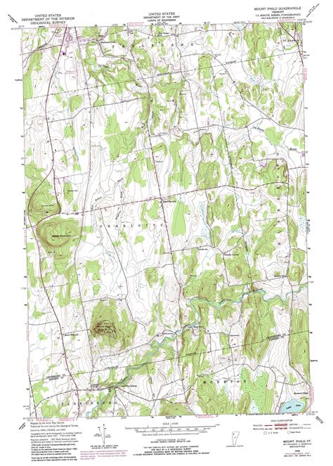 Mount Philo topographic map 1:24,000 scale, Vermont