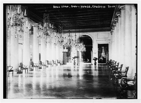 Ball Room, Government House Calcutta (Kolkata) - Old Indian Photos