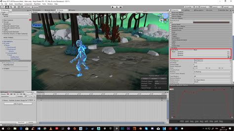 Unity 2D Particle System 的图像结果