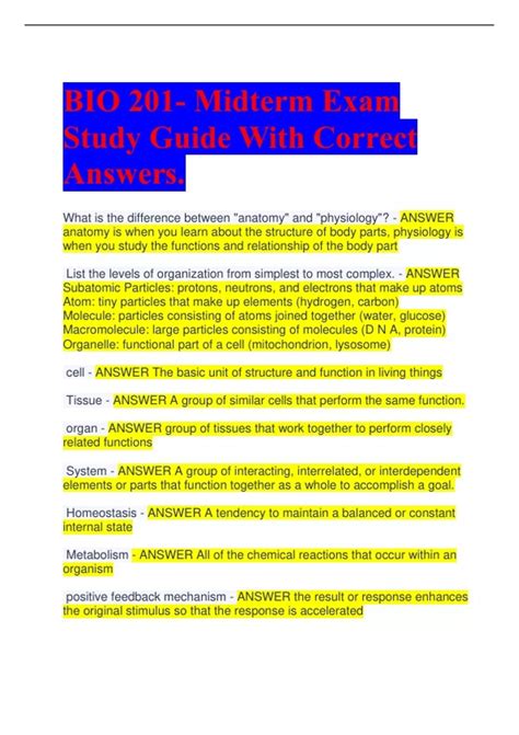 Image result for Midterm Exam Study Guide