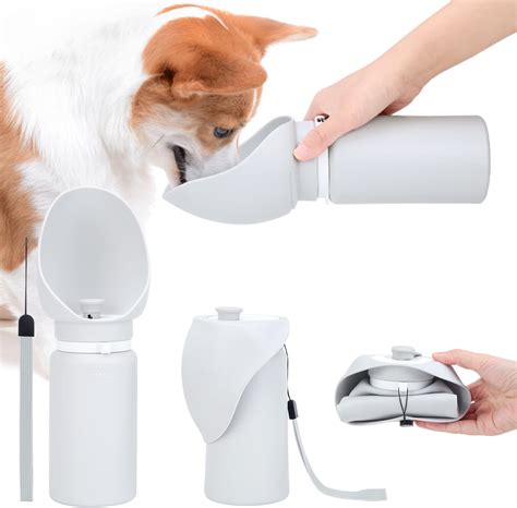 Pet Supplies : 𝗔𝗞𝗜𝗭𝗨𝗞𝗜 𝗝𝗢𝗢 Silicone Dog Water Bottle and Bowl for ...