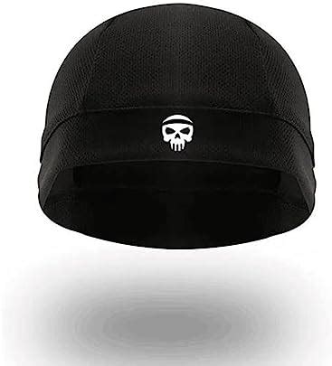 Le Gear Dri-Fit Helmet Skull Cap (Black), for Unisex, Pack of 1, Free ...