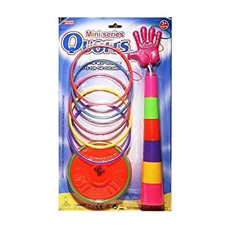 Toy Arena Plastic Ring Toss Quoits Hoopla Throw Game for Toddlers(Kids ...