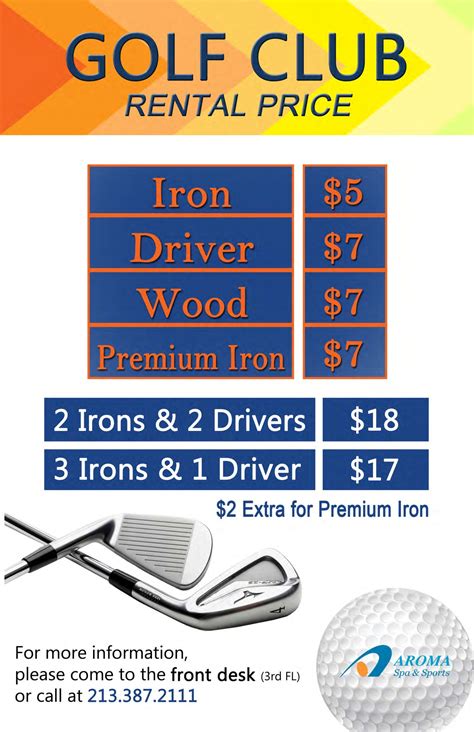 Golf Club Rental Costs: Your Essential Price Guide