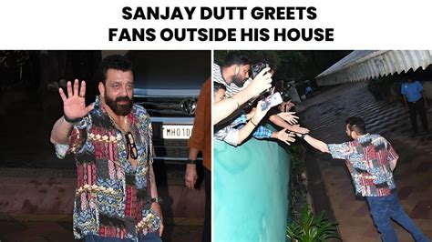 Sanjay Dutt Birthday: Actor’s heartfelt gesture on his special day ...