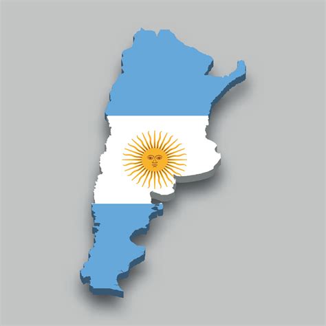 Argentina Flag Map