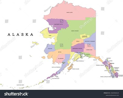 Alaska State Map With Cities