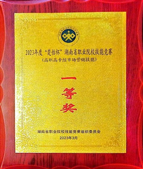 我校学生在2023年度“楚怡杯”湖南省职业院校高职组市场营销技能竞赛中摘得桂冠-湖南省示范性高职学院-湖南现代物流职业技术学院